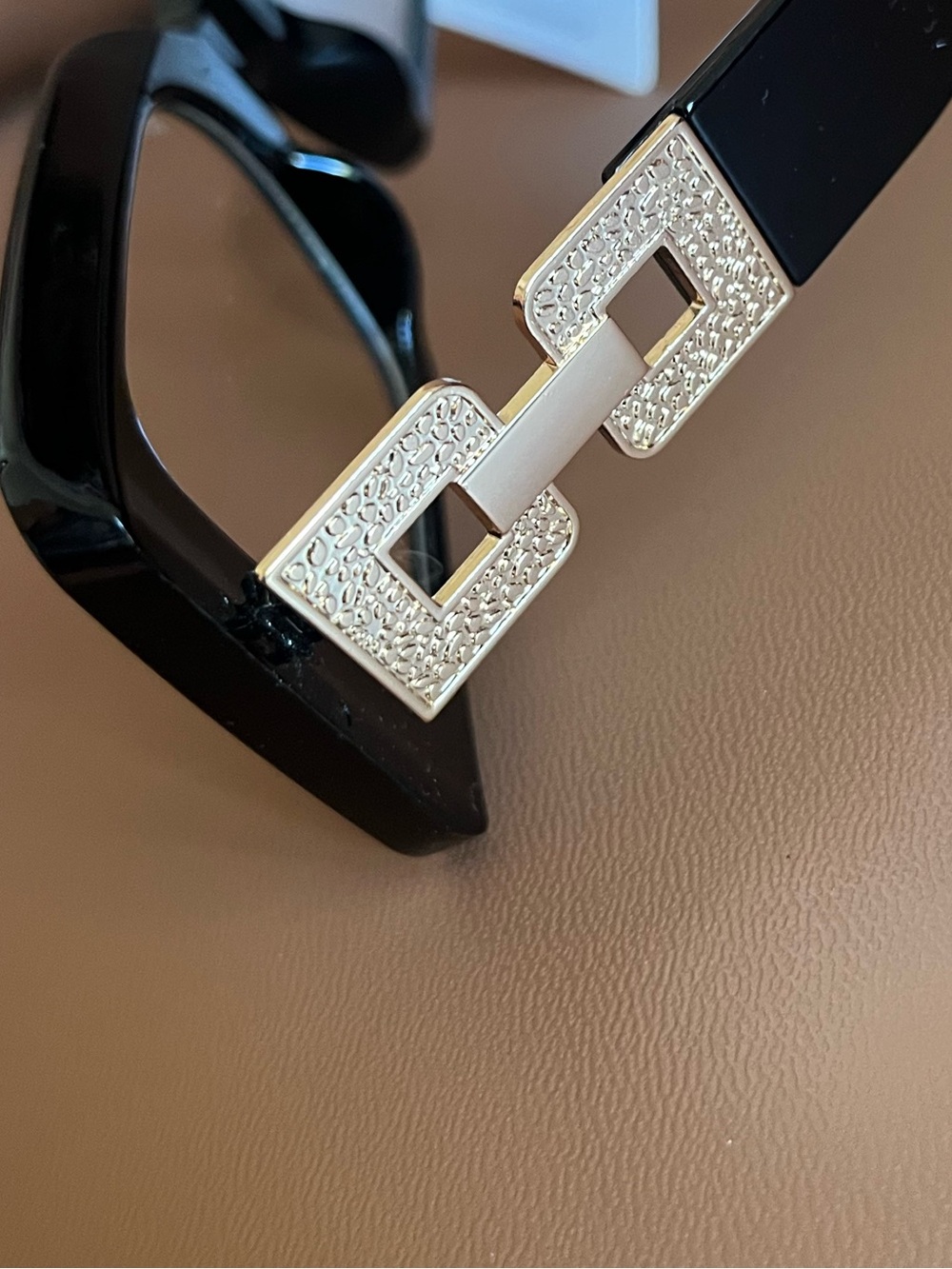 NWT Black Rectangular Fashion Eyeglasses - Unbranded - Picture 4 of 7